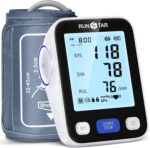 Runstar Upper Arm Blood Pressure Monitor with Wide Range Cuff (8.7'' -16.5'') for Home Use FSA HSA Eligible, Automatic Digital BP Machine with Storage Bag, 2x99 Reading Memory